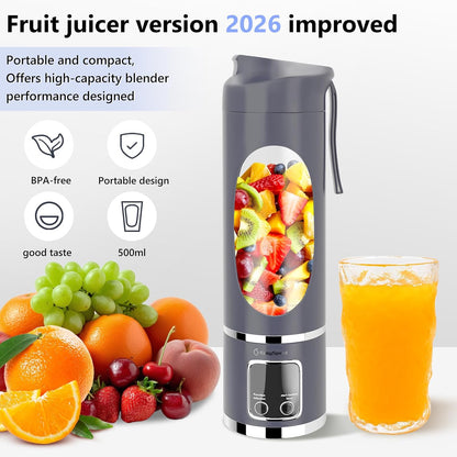 Fresh Smoothies Anywhere: Ultra-Powerful Portable Blender
