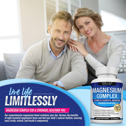 Unlock Total Body Wellness with 8-in-1 Advanced Magnesium Complex