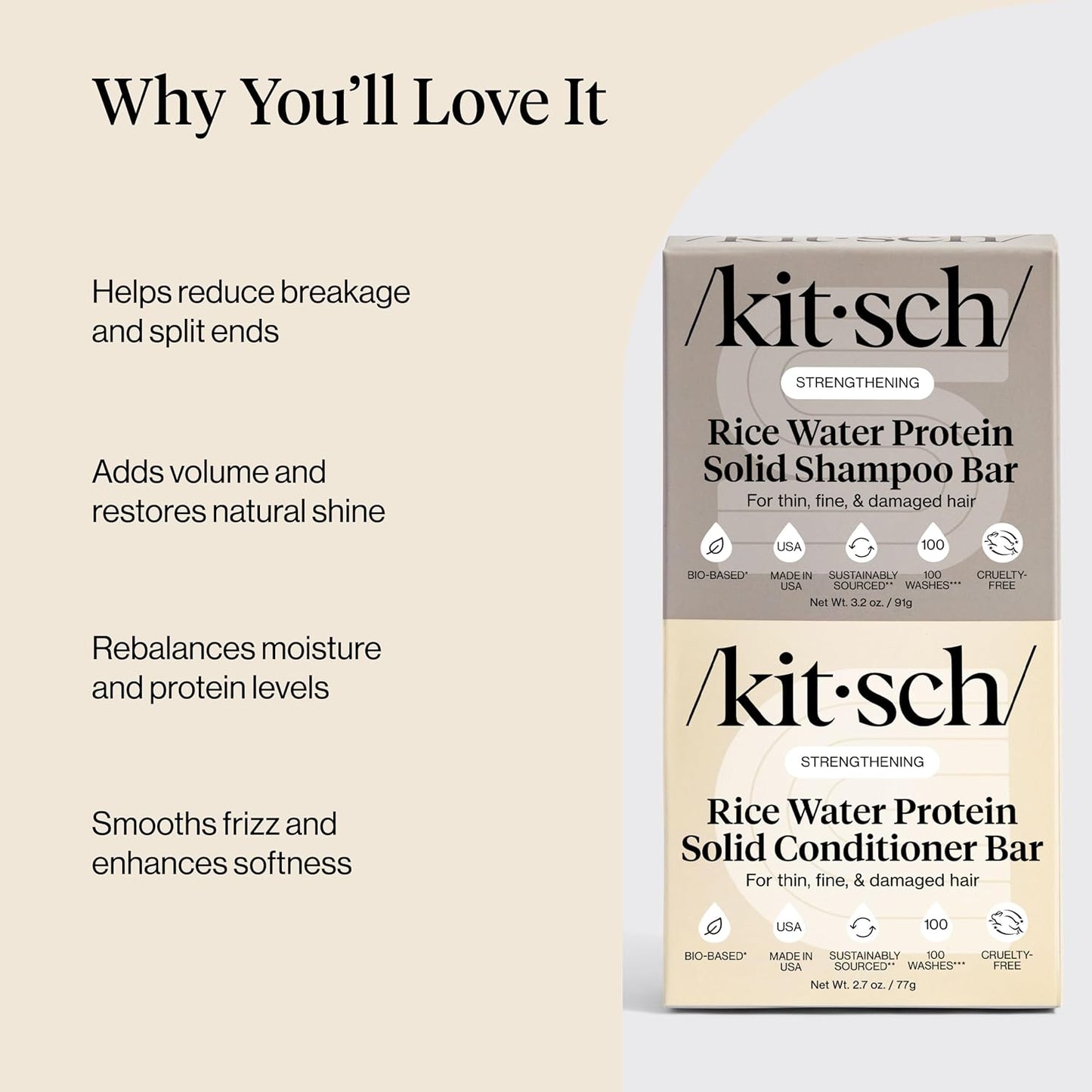 Rice Water Shampoo Bars For Stronger, Healthier Hair
