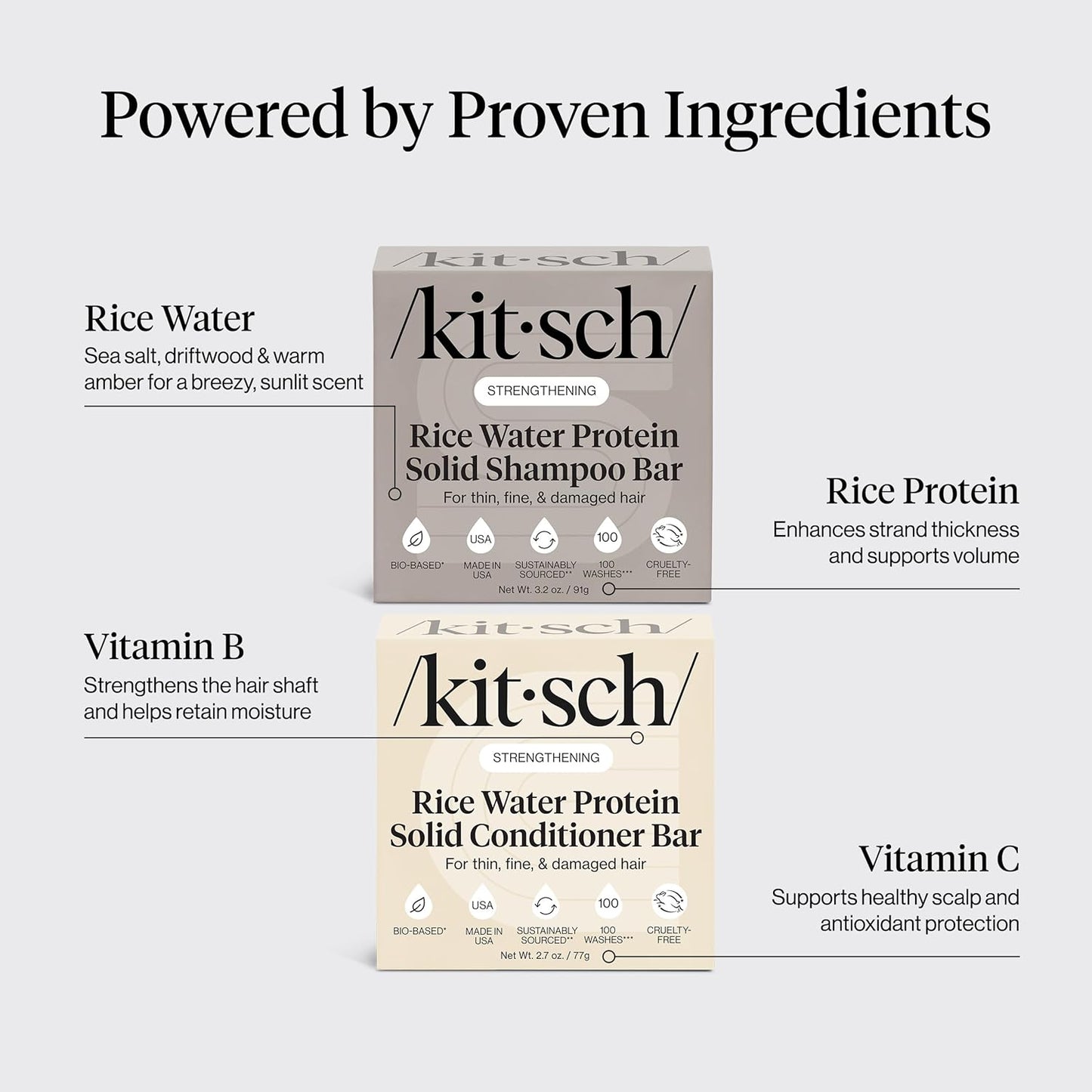 Rice Water Shampoo Bars For Stronger, Healthier Hair