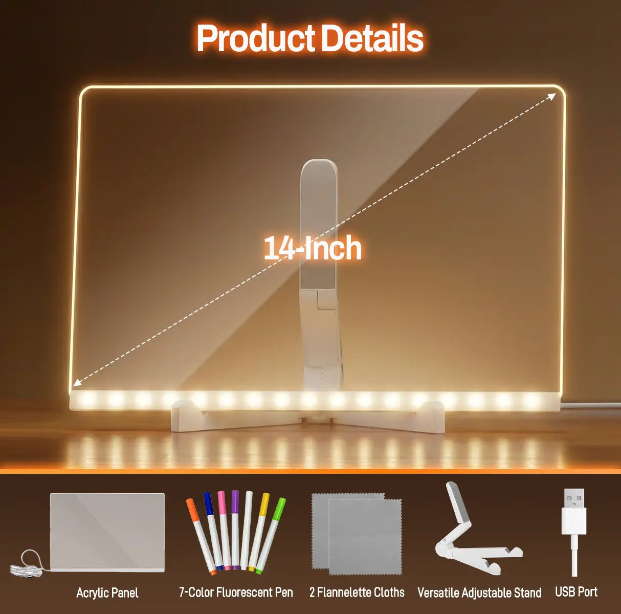 Light-Up Acrylic Drawing Board That Makes Every Kid’s Art Glow