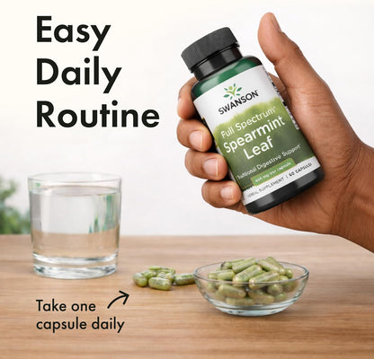 Support Hormonal Balance Naturally With Spearmint Leaf Capsules